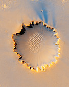 Victoria crater,Mars,MRO image