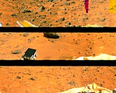 360 degree Mars Pathfinder image of Mars' surface