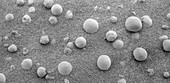 Martian mineral spheres