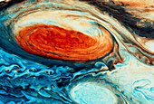 False-col Jupiter's Great Red Spot