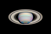 Saturn,infrared HST image