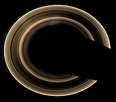 Saturn's rings,Cassini image