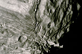 Voyager 2 image of Uranus's moon Miranda