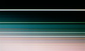 Voyager 2 image of the rings of Uranus