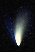 Optical image of comet Hale-Bopp,6 April 1997
