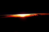 Sunset from space