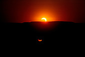 Partial solar eclipse,Brazil