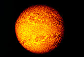 Optical photo of the Sun showing granulation