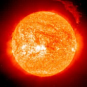 Solar prominence,SOHO image