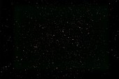 Optical photo of constellation Cassiopeia