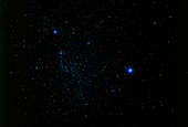 The constellations of Lyra and Cygnus