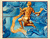 Historical artwork of the constellation Aquarius