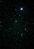 Optical image of the constellation of Lyra