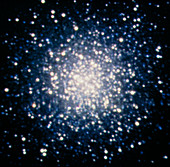 Optical CCD image of the globular cluster M13