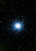 Optical photo of the globular star cluster M13