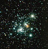 The Jewel Box star cluster,optical image