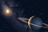 Upsilon Andromedae extrasolar planets