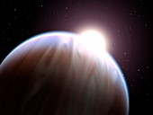 Extrasolar planet HD 189733b,artwork