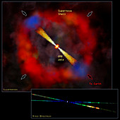 GRB 020813 gamma ray burst,X-ray image