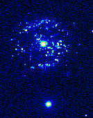 Gas blobs around nova T Pyxidis,HST