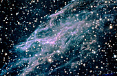 Optical photograph of the Veil Nebula