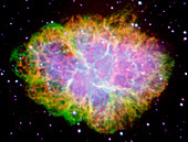 Visible light image of the Crab Nebula