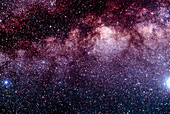 Milky Way in the constellation of Aquila