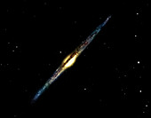 Spiral galaxy NGC 4565