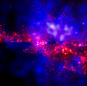 Halo around galaxy NGC 4631