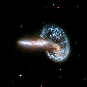 Colliding galaxies Arp 148,HST image