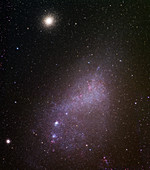 Small Magellanic Cloud,optical image