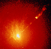 Core and optical jet of galaxy M87