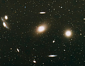 Optical image of a portion of Virgo cluster