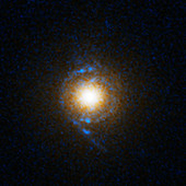 Galactic gravitational lensing,HST image