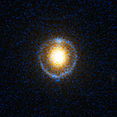 Galactic gravitational lensing,HST image
