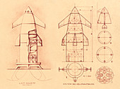 1951 space shuttle design