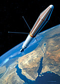 Explorer 1 in orbit