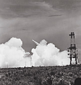 Unsuccessful launch of a Juno II rocket