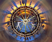 Welding the inside of the fuel tank of an Ariane 5