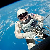 First American space walk,Ed White,1965