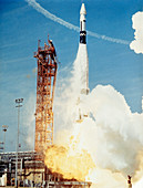 Atlas-Agena rocket launch for Gemini 8