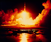 Night launch of Apollo 17