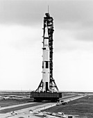 Saturn V rocket used in the Apollo 12 mission