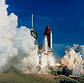 Launch of Shuttle Discovery on STS-51