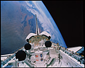 Shuttle in orbit