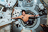 Dr Mukai in Space Shuttle mission STS-65