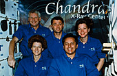 Portrait of the crew of shuttle mission STS-93