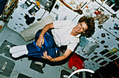 Mission commander Eileen M. Collins on STS-093