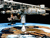 Artwork of the International Space Station