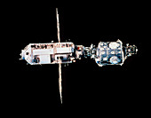 First 2 modules of the International Space Station